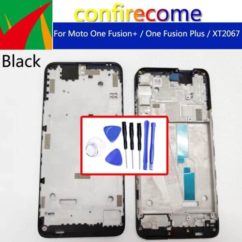 For Motorola Moto One Fusion+ / One Fusion Plus / XT2067 Front Housing LCD Display Frame Replacement