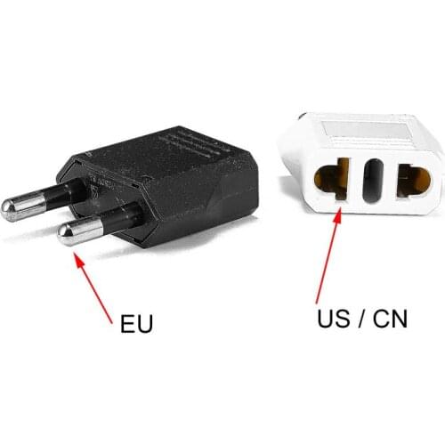 EU Electrical Plug US To EU KR Plug Adapter American China To EU Euro European Power Plug Converter Travel Adapter