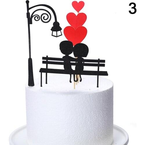 Cupcake Topper Set Love Sweet Lovers Cake Topper For Anniversary Valentines Day Wedding Engagement Party Cake Decoration