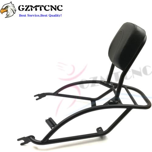 Modified Rear Shelf Backrest Upgraded Luggage Rack Travel Case for Harley Davidson Street Rod 750 Rod750 2017 2018 2019 2020