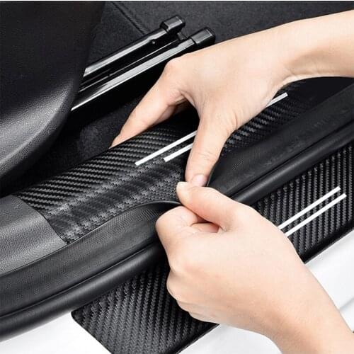 PU Leather Car Door Decoration Sticker Modification Protection for Tesla Model 3 Y Model SX