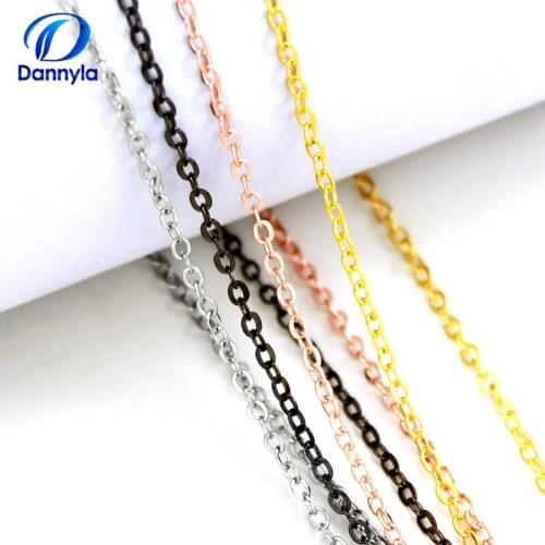 Wholesale 10pcs/lot 2mm Width Chains Necklaces DIY Jewelry Chains LSCH14