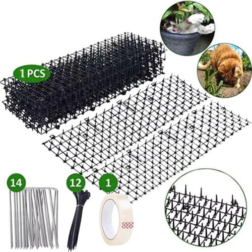 Plastic Garden Spike Net Mat Garden Greenhouse Digging Stopper Network Mat with Plastic Nails Spike Mat Stop Animal Intrude