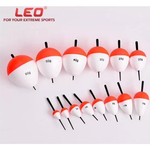 5pcs/lot 0.8g-60g Foam Fishing Float Bobber Buoy Foam Float Boias de pesca Flotador Fishing Light Stick Tube for Fishing Tackle