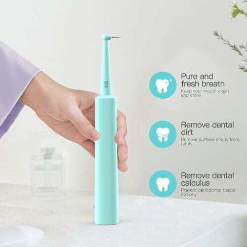 Portable Electric Sonic Dental Scaler Ultrasonic Oral Irrigator Tooth Whitening Cleaning Device IPX6 Waterproof Calculus Remover