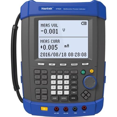 Hantek HT824 - Process Calibrator handheld spectrum analyzer high sensitivity with signal source large capacity lithium battery