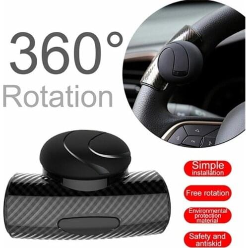 Car Steering Wheel Power Handle Car Grip Knob Turning Hand Control Steering Wheel Car Universal Teering Wheel 360° Knob Booster