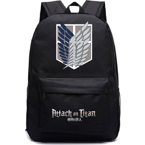 New Pattern Attack On Titan Backpack New Anime Children Boys Girls School Bag Men Women Rucksack Students Bookbag Laptop Bags