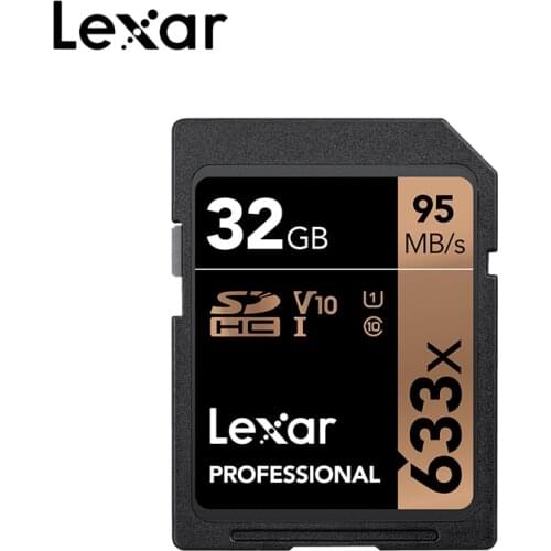 Lexar SD Card Class10 633x U3 SDHC SDXC 32GB 128GB Memory Card UHS-I C10 64GB max 95MB/s 16GB Carte SD cartao de memoria
