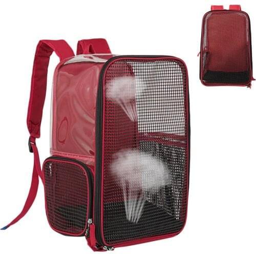 Breathable Pet Backpack Portable Cats Puppies Carrier For Walking Outdoors Large Capacity Cat Dogs Carrying Bag