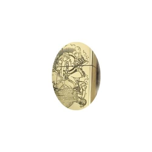 Zorro Locomotive Girl Pure CopperKerosene Lighter Carving Boutique Manufacturers Gasoline Lighter