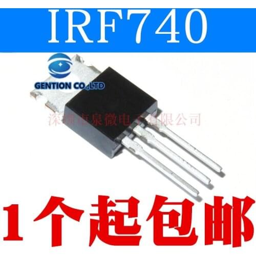 10PCS IRF740 IRF740PBF field-effect tube TO 10 a/400 v-220 MOS tube in stock 100% new and original