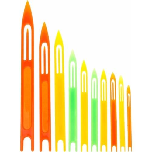 10 Pcs Fishing Netting Needle Repair Net Line Plastic Shuttles Mending Weaving