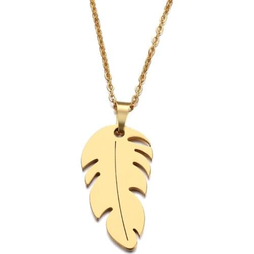 12PC Gold Color Leaves Shape Pendant Charm Necklace Women Men Family Friends BFF Jewelry Birthday Party Gift Accessories Fashion