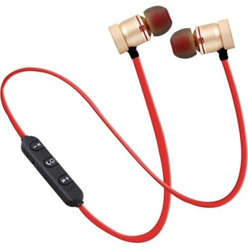 20 PCS M9 Wireless Earphones Metal Magnetic Stereo Bass Headphones Cordless Sport Headset Earbuds With Microphone