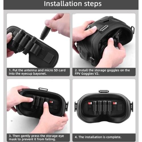 Drone Dust Pad Accessories for D-JI FPV , Flying Glasses Antenna Memory Card Parts Storage Dust-Proof Mat