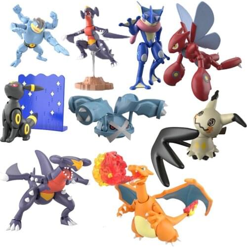 Bandai Original Pokemon Figures Gashapon Cartoon Charizard Blaziken Kids Toys Model PVC Dolls Boxs Egg Action Figure Gifts