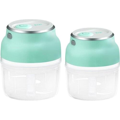 Cordless Electric Mini Garlic Chopper Garlic Masher Food Processor Grinder USB Charging