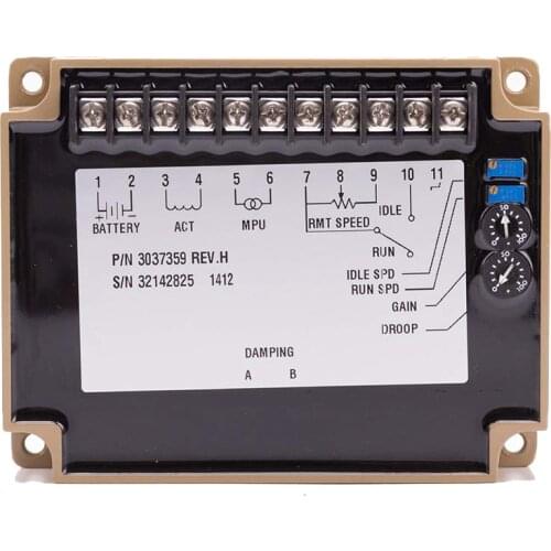 Diesel Generator Speed Control Unit 3037359 Engine Speed Controllor 3037359