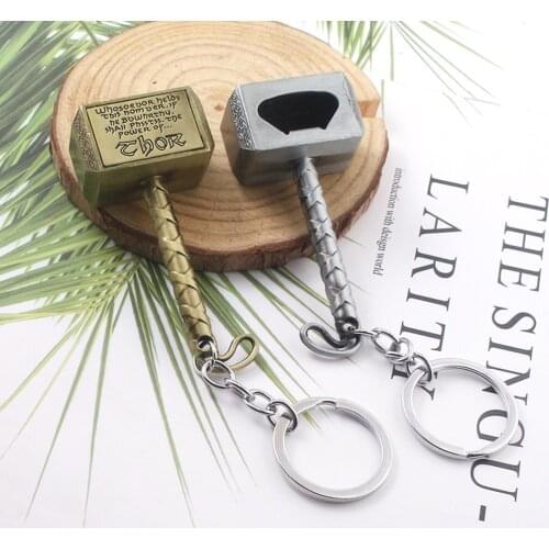 1pcs Hammer Shaped Beer Bottle Opener Portable Keychain Metal Tools Summer Beverage Beer Accessories Tools Wedding Gift