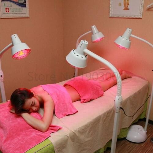 220V Temperature Adjustable 275W Infrared Heat Lamp For Muscle Pain And Cold Relief Light Therapy Infra Care