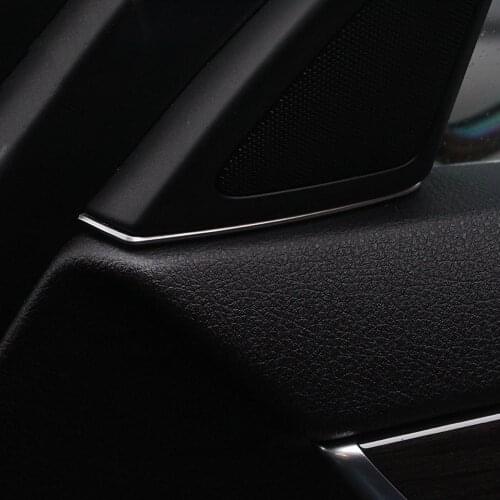 2Pcs Car Front Door Speaker Cover Gap Decor Trim Car Stytling For BMW 5 Series F10 2011-2017 Car Tweeter Gap Plug Trim Interior
