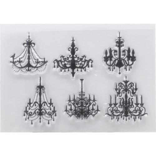 Lamp Silicone Clear Seal Stamp DIY Scrapbooking Embossing Photo Album Paper Card M6CE