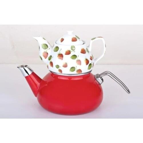 Top Porcelain Six Enameled Elegant Teapot Decanter for water Water jug Teapot lemonade with tap