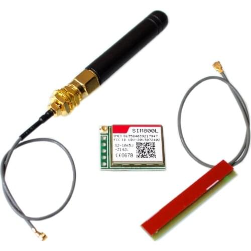 SIM800L Wireless GSM GPRS MODULE Quad-Band W/ Antenna Cable Cap
