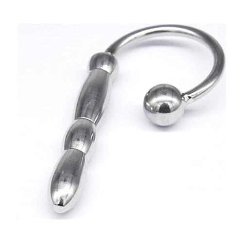 Male Stainless Steel Penis Urinary Plug,Urethra Catheter,Sex Toy,Adult Game,Urethra Stimulate Dilator Masturbation Rod A035