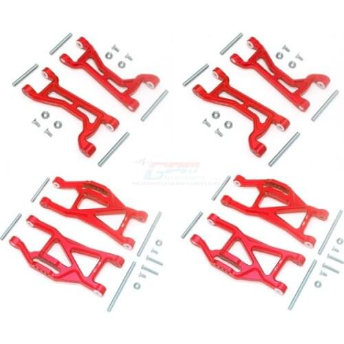 CNC machining all metal front and rear Upper and lower suspension A arms set for TRAXXAS 1/10 MAXX MONSTER