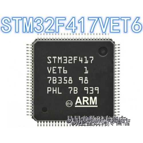 1PCS-5PCS 100% new original authentic STM32F417VET6 QFP-100 32F417VET6 QFP100 32-bit microcontroller chip