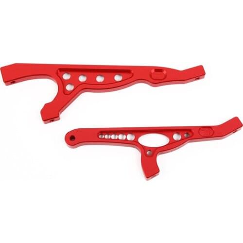 Front and rear CNC machining metal support brackets for LOSI 5IVE-T KM X2 ROVAN LT DTT