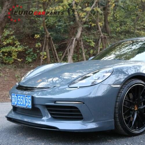 Posch caynen PP material 718 body kit for 718 to Tech style with front lip diffuser and rear wing 2016 2017 year