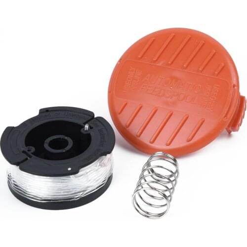Lawn Mower Replacement Kits Grass String Trimmer Spool Line Cap Cover For Black&Decker Feed Work Replacement Spool Scap Cover