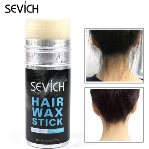 Sevich Head Hair Edge Control Hair Wax Stick Styling Texturizing Dry Non-stick Natural Unisex Non Greasy Hair Line Styling TSLM2