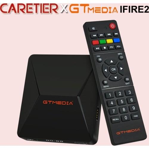 GTMedia Ifire2 TV Box Digital Set Top Box TV Decoder FULL HD 1080P HEVC 10bit 2.4G Wireless Remote Control IFIRE 2 IPTV Box