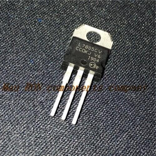 10PCS/LOT L7805CV TO220 L7805 TO-220 7805 LM7805 MC7805 stabilivolt voltage-regulator tube New original In Stock