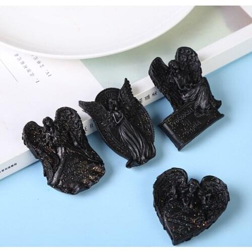 13MC 3D Stereo Soap Silicone Mould Angel Pattern Crystal Epoxy Resin Mold DIY Crafts Candle Casting Tool