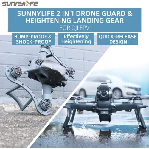 Drone Guard Heightening Landing Gear 2 in 1 Multifunctional Stand Accessories for DJI FPV
