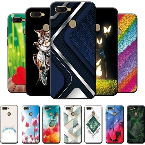 Case For OPPO A7 Case OPPO AX7 A7N Cartoon Cute Cover Bumper on OPPO A5S AX5S A 7 A 7N AX 7 Shockproof Silicone Phone Case 6.2