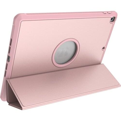 Tablet Case Waterproof Dustproof Drop-Proof Scratch-Resistant Soft Stand for iPad 8Th 2020 / 7Th 2019 10.2 Inch