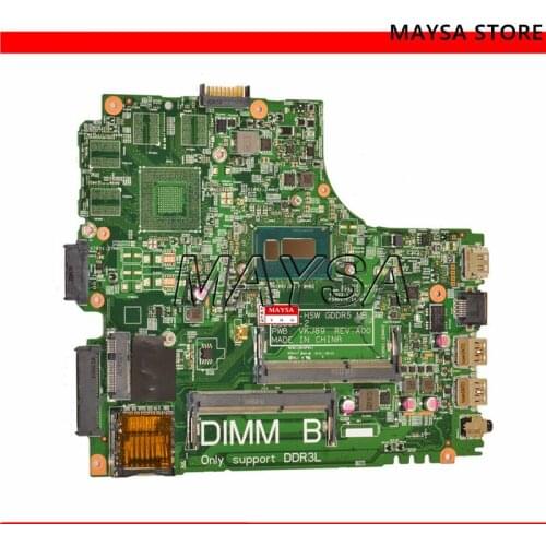 CN-09DJXD 9DJXD FOR Dell Inspiron 3437 5437 Laptop Motherboard DOE40-HSW 12307-2 PWB:VKJ89 REV:A00 2955U mainboard NOTEBOOK