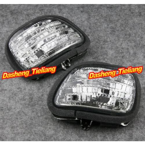 E-Mark Motorcycle Front Turn Signal Light Indicator Blinker Lens Shell Cover For Honda Goldwing GL1800 GL1800 ABS GL1800HP