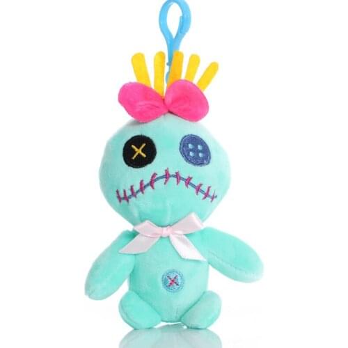 Disney Lilo and Stitch Cartoon Plush Toys Soft Stuffed Scrump Mini Anime Plush Doll Pendants Children Kids Toys Birthday Gift