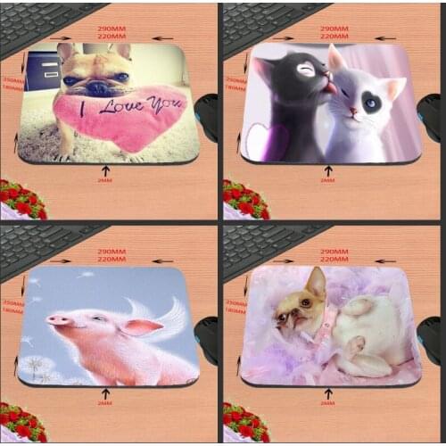 Lovely Dog Hot New Arrival Customized Gaming Mouse Pad Computer Notebook Non-Slip Mousepad As A 18*22/25*20/29*25*2cm