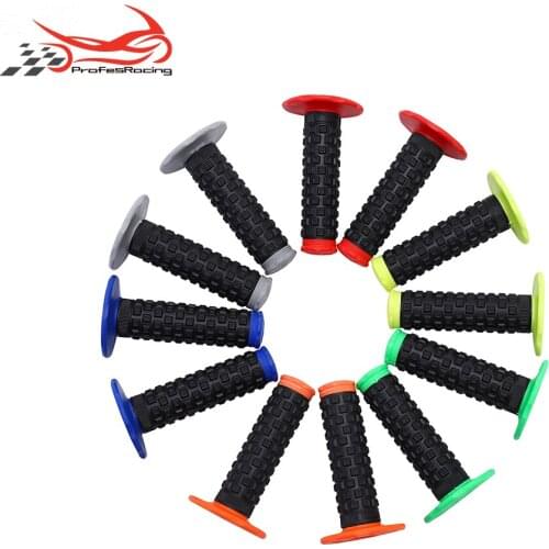 New Grips 7/8" Dirt Bike Rubber Grips Bike Handle Grip For Protaper Handlebar Mx Pillow Top Throttle Moto Grips 22mm Bar Moto