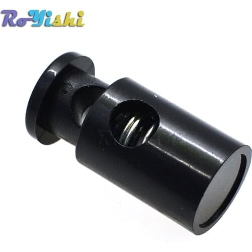 25pcs/pack Plastic Cord Lock Stopper Cylinder Barrel Toggle Clip For Garment Accessories