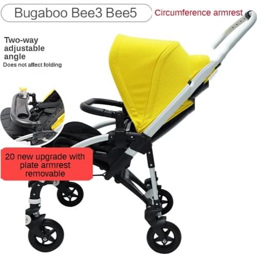 Dinner Plate Armrest For Bugaboo Bee3/Bee5 Pram Armrest Leather Case Covers Foot Cover Sleeping Bag Baby Stroller Accessories