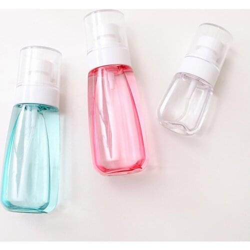 Portable Spray Bottle Pressing Makeup Moisture Bottle 30ml/60ml Refillable Mini Empty Spray Bottle